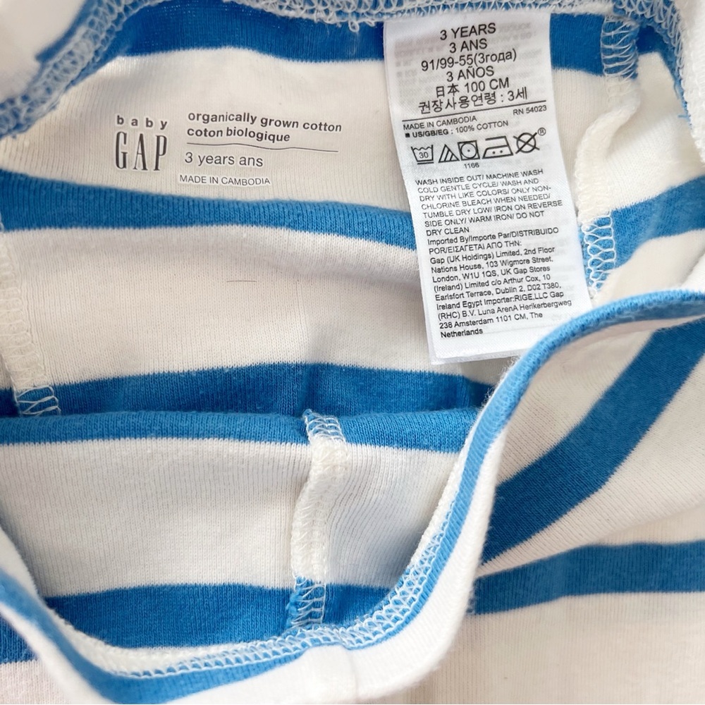 Gap toddler 100% organic cotton reindeer pajamas - Picture 5 of 6